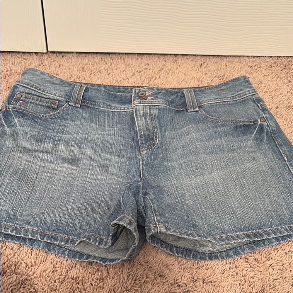 Tommy Hilfiger Blue Jean Shorts Classic Style